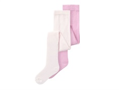 Name It tights pastel lavender mix cotton (2-pack)